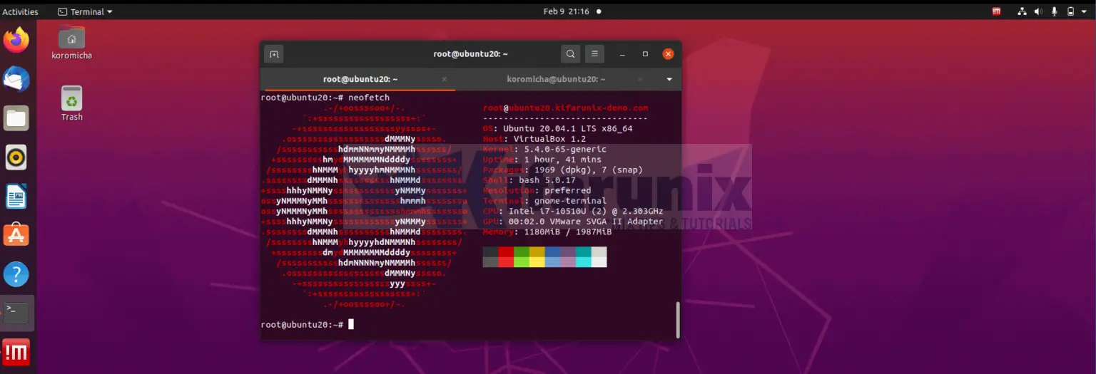 ubuntu nomachine install