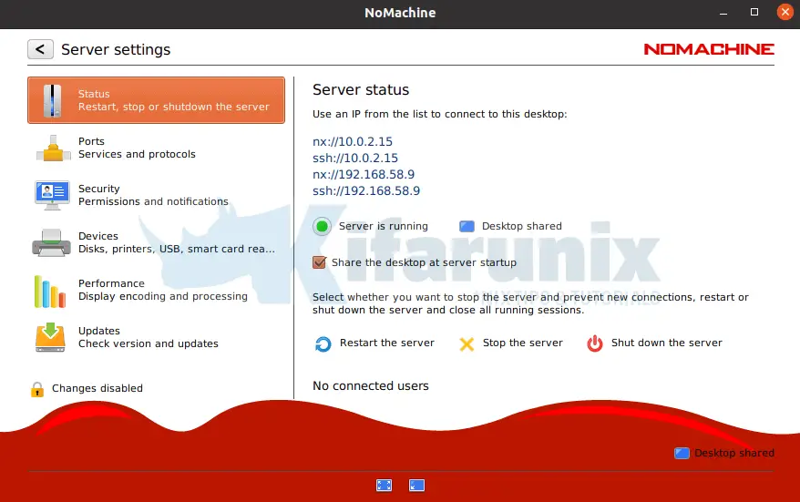 command line install of nomachine ubuntu