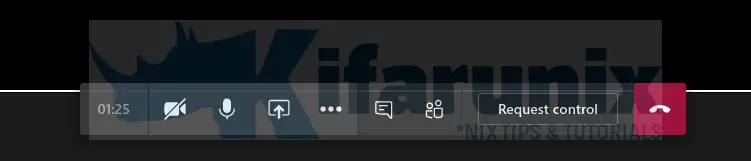 Home 20 Request control during screen share in Teams on Linux