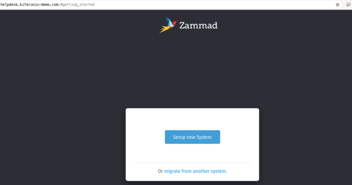 Zammad Interface Install Zammad Ticketing System on Ubuntu 20.04 - kifarunix.com
