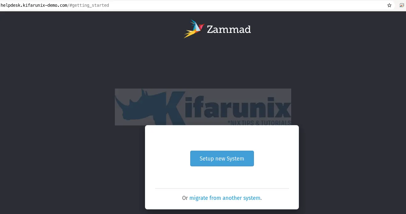 Install Zammad Ticketing System on Ubuntu 20.04 - kifarunix.com