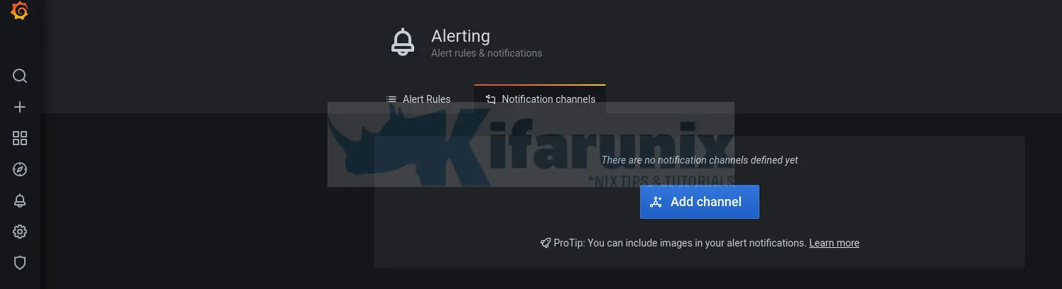 Configure Grafana Email Alerting