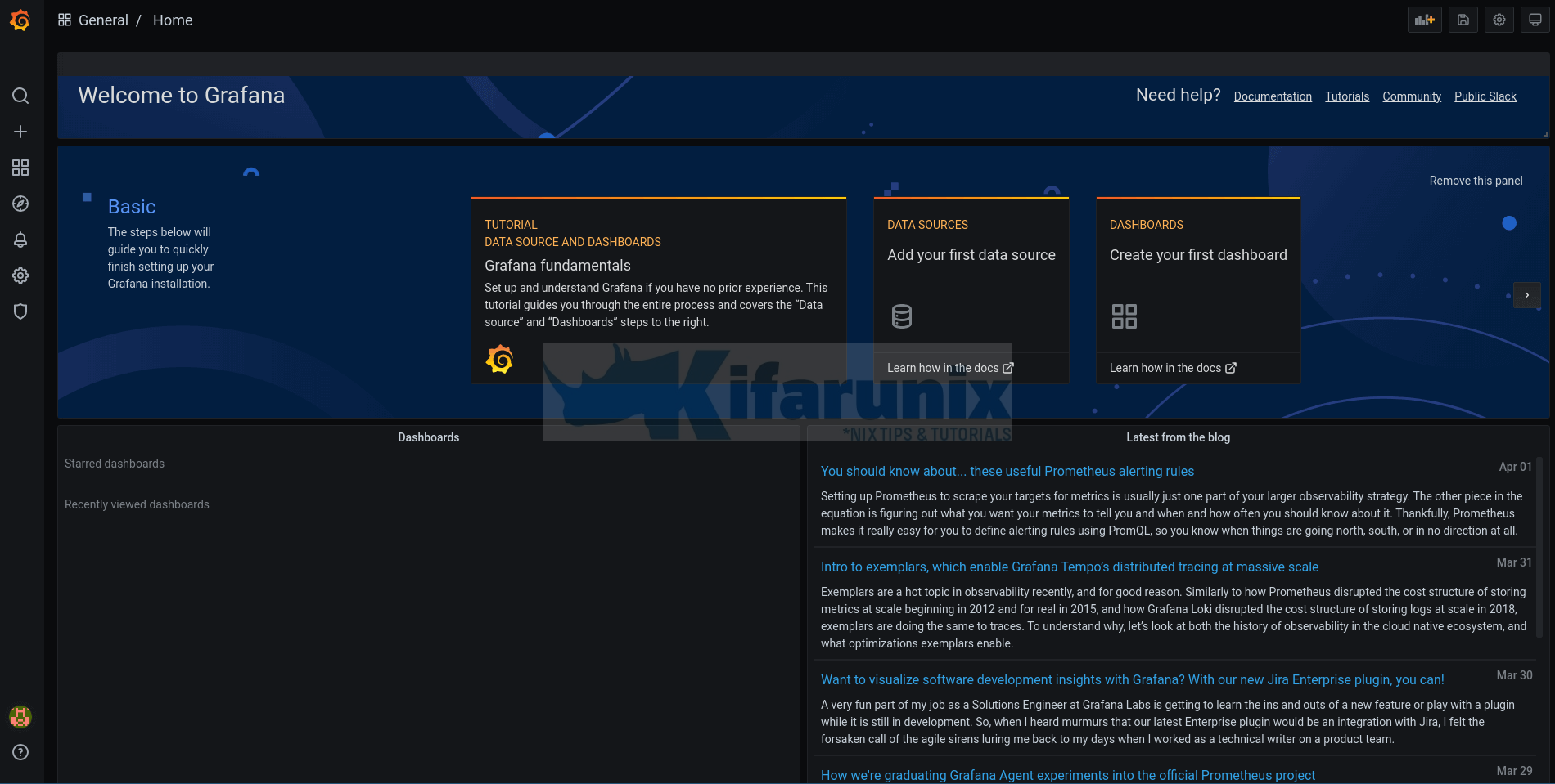 debian 10 grafana dashboard