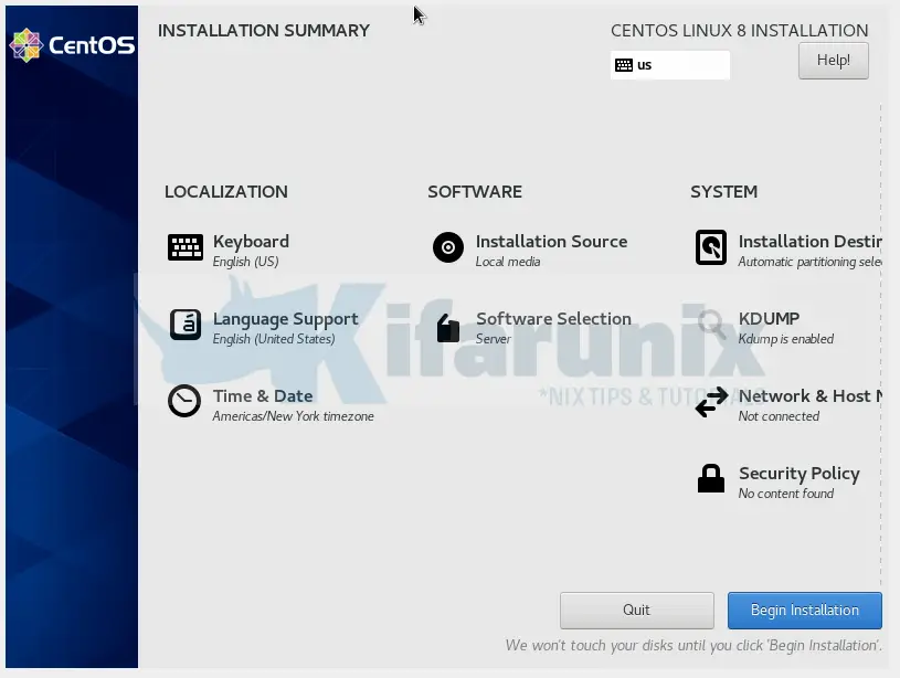 install rocky server