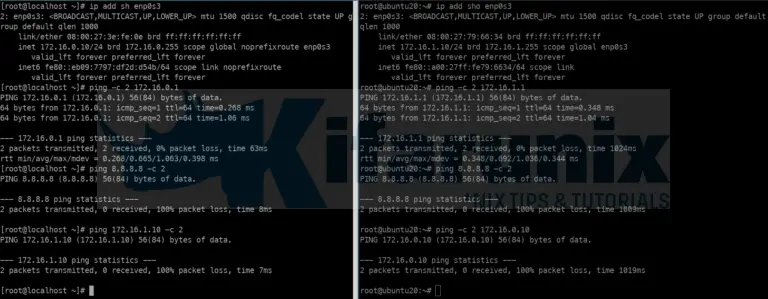 Configure Ubuntu 20.04 as Linux Router - kifarunix.com