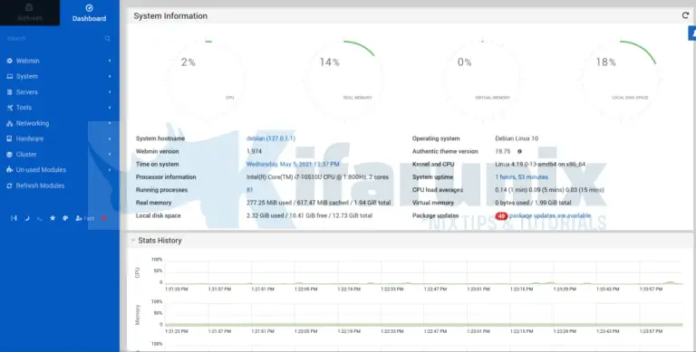 Install Webmin on Debian 10 - kifarunix.com