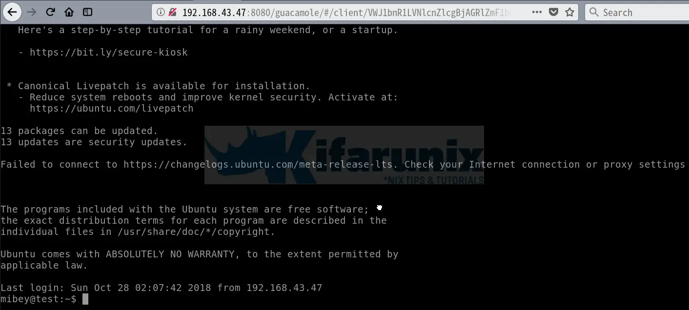 guacamole centos 7 install guide