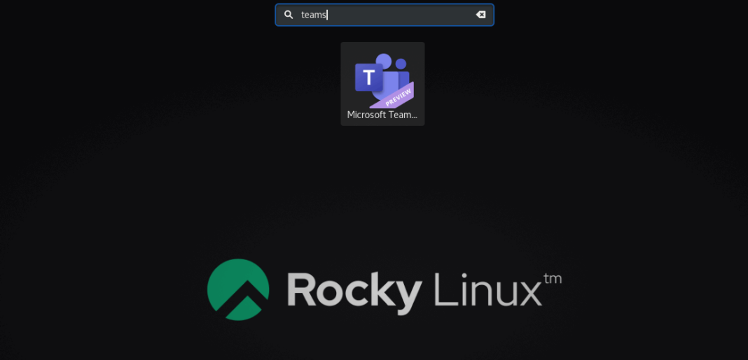 Install Microsoft Teams on Rocky Linux 8