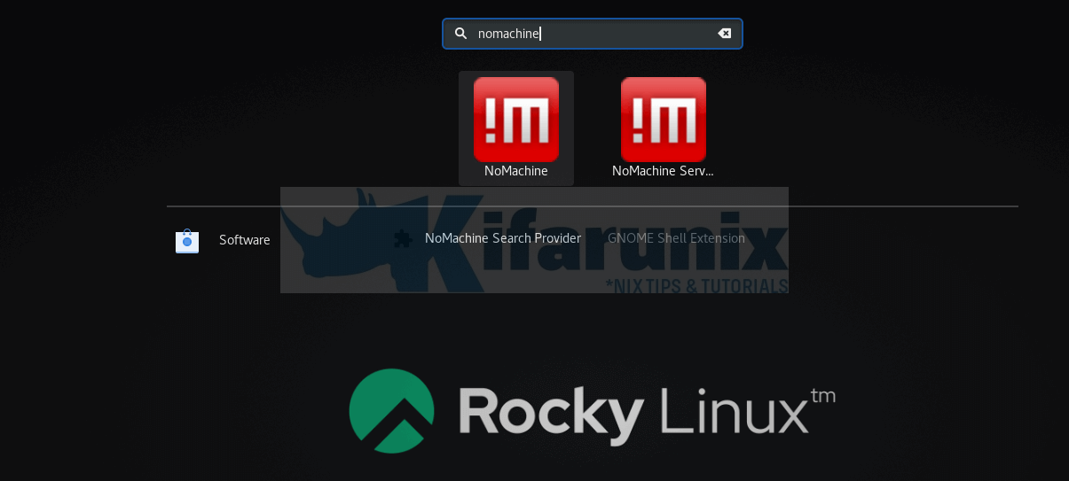 Install NoMachine on Rocky Linux 8