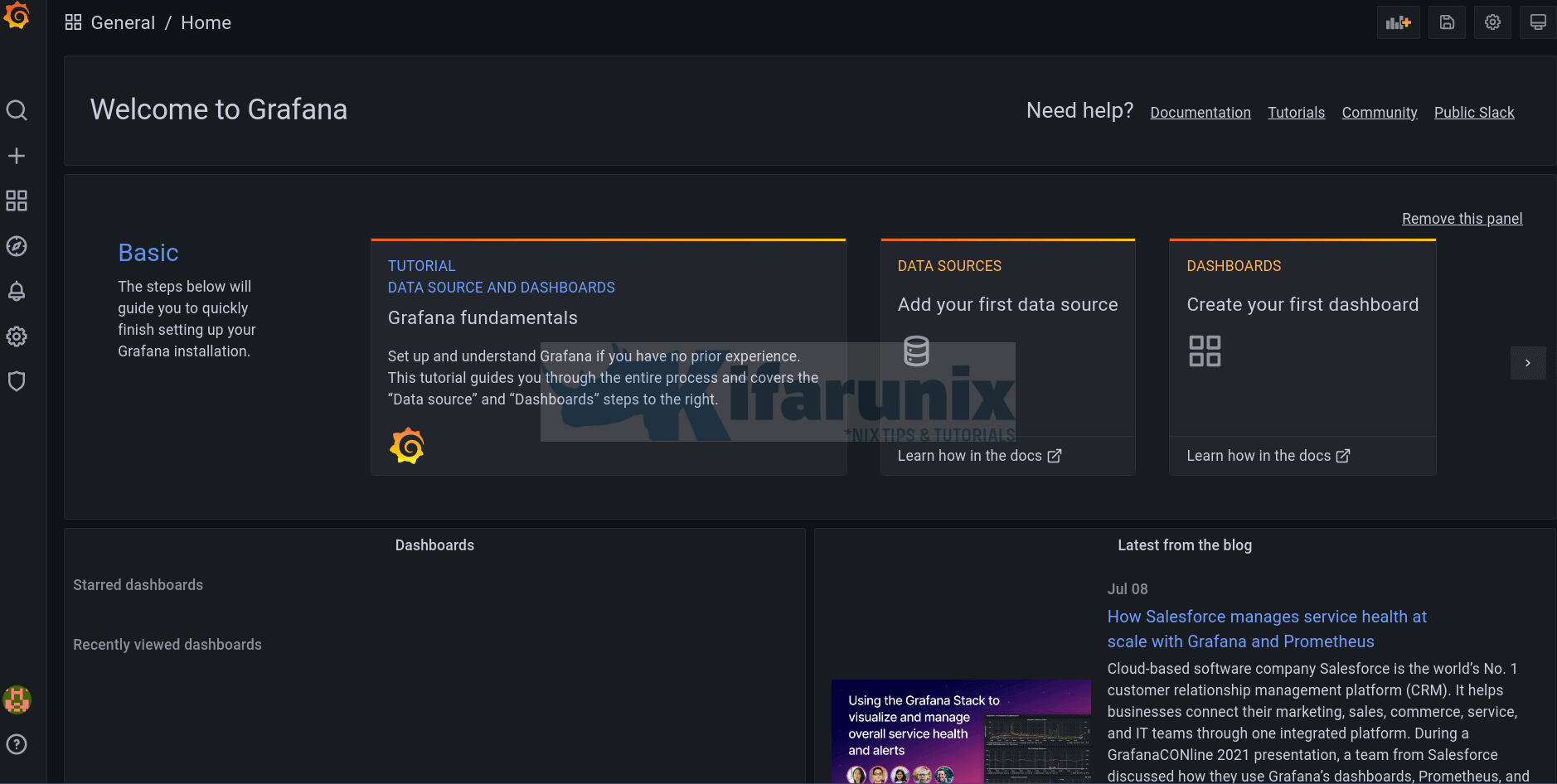 Install Grafana on Rocky Linux 8