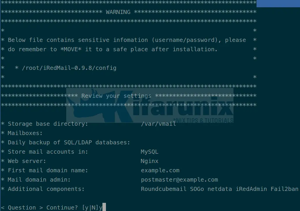 Install and Setup iRedMail Mail Server on Ubuntu 18.04 LTS