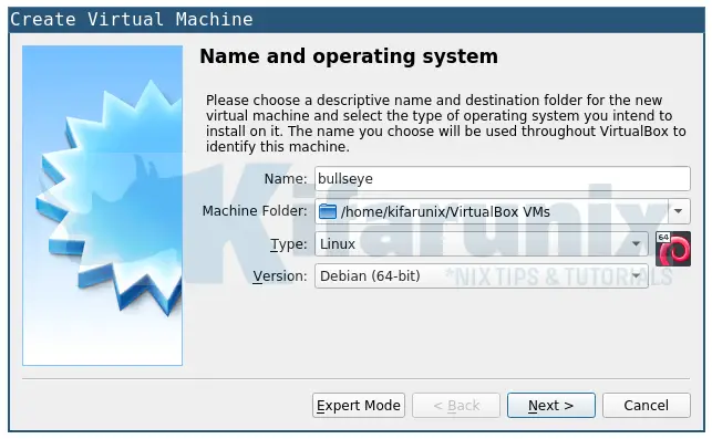 Install Debian 11 on VirtualBox