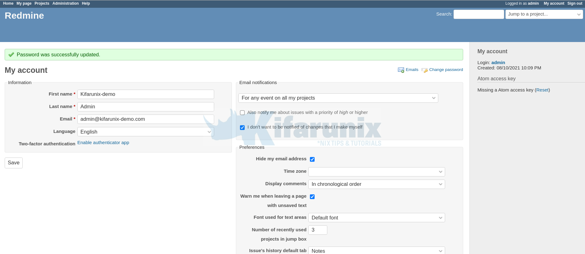 redmine dashboard 2