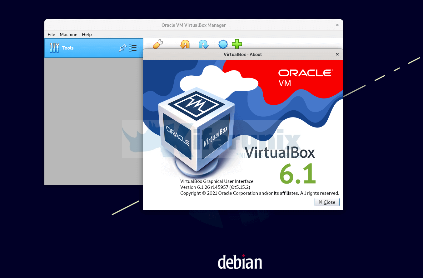 Install VirtualBox on Debian 11 Desktop