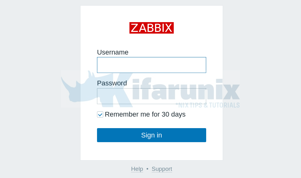 zabbix login int