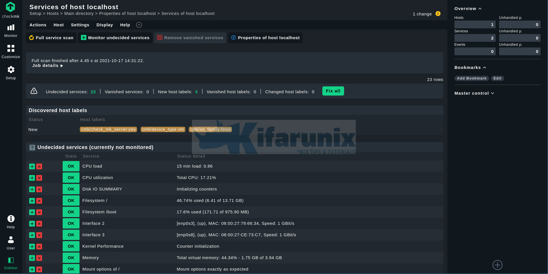 localhost services