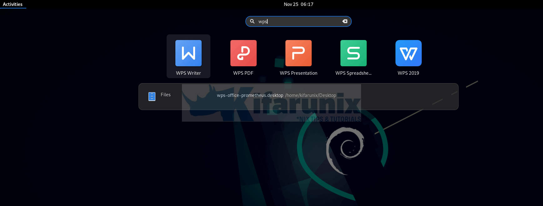 Install WPS Office on Ubuntu /Debian 11 