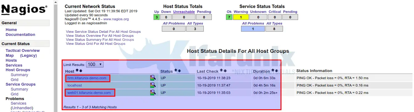 Add Hosts to Nagios Server For Monitoring