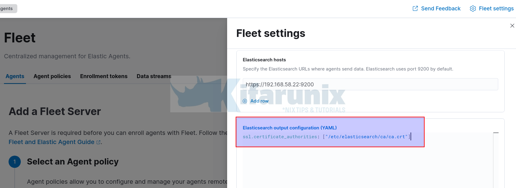 Ship System Logs to ELK Stack using Elastic Agents