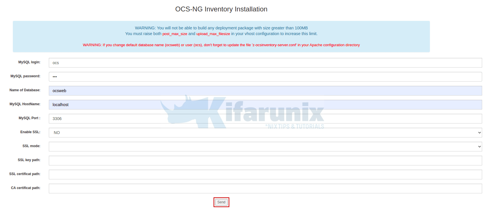 Install and Setup OCS NG Inventory Server on CentOS 7