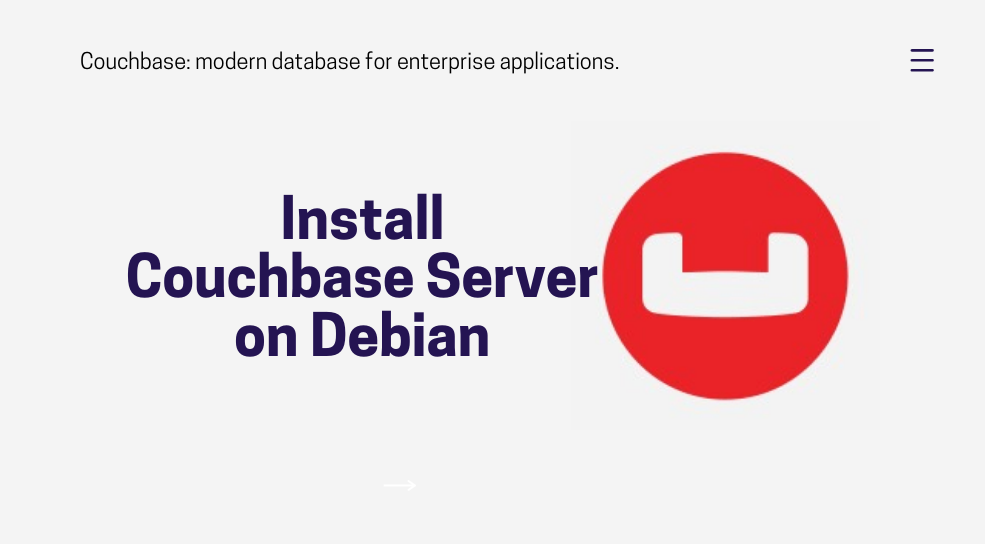 Install Couchbase Server on Debian