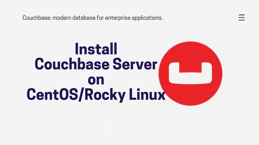 install couchbase server centos rockylinux