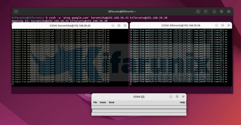 Install and Use ClusterSSH on Ubuntu 22.04/Ubuntu 20.04 - kifarunix.com