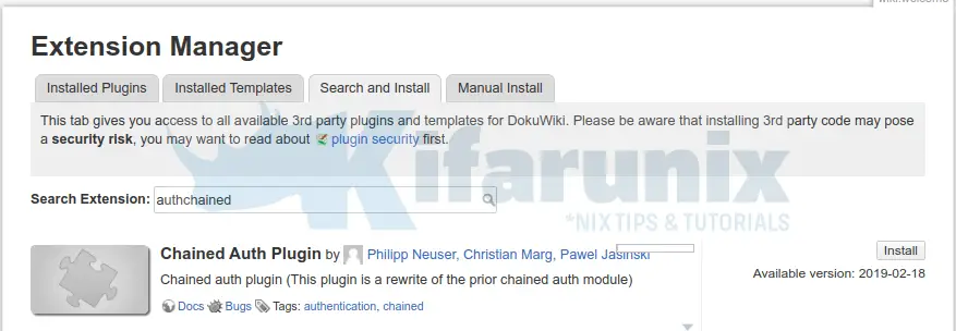 How to Configure DokuWiki OpenLDAP Authentication