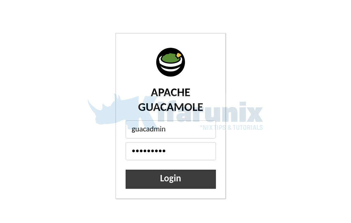 Configure Guacamole MySQL Database Authentication