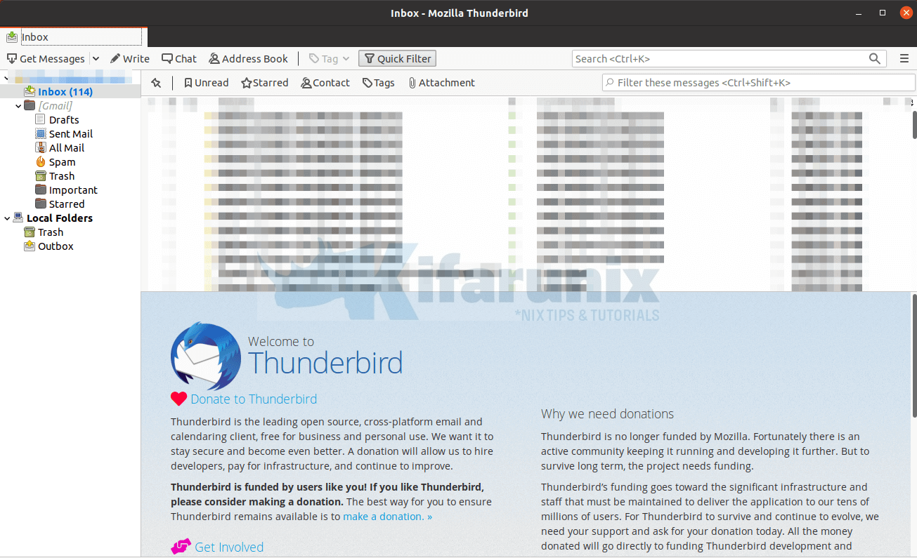 Install Thunderbird mail client on Debian 11/Debian 10