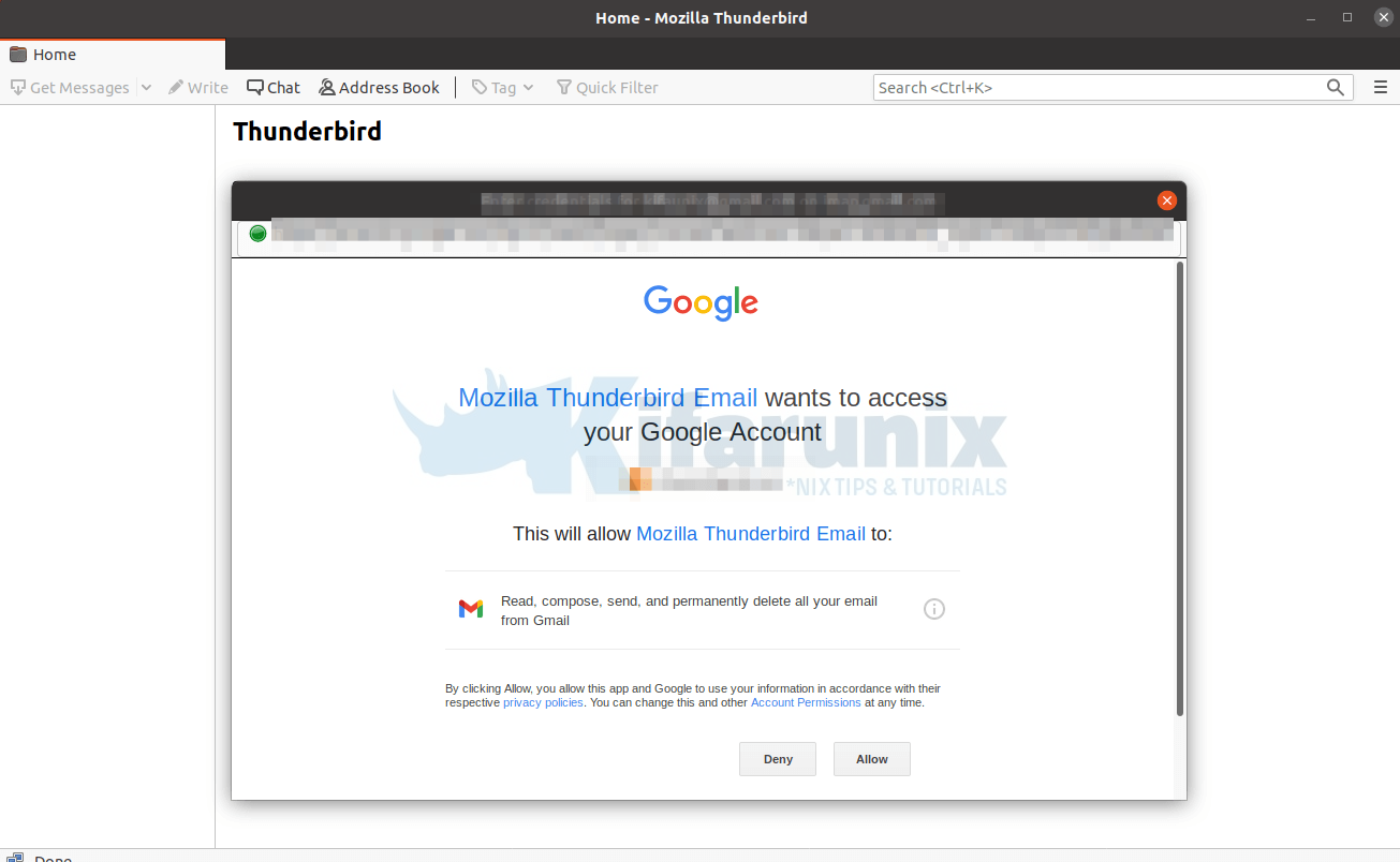 Install Thunderbird Mail Client on Rocky Linux