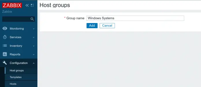 zabbix api add host to group