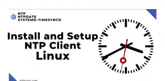 install ntp client on Linux