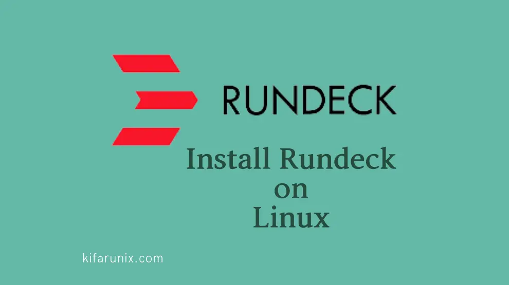 Install Rundeck on Linux