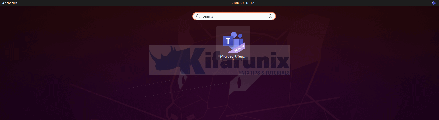 Install Microsoft Teams Client on Ubuntu 20.04/18.04