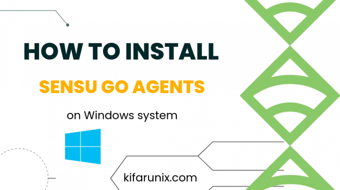 Install Sensu Agent on Windows systems