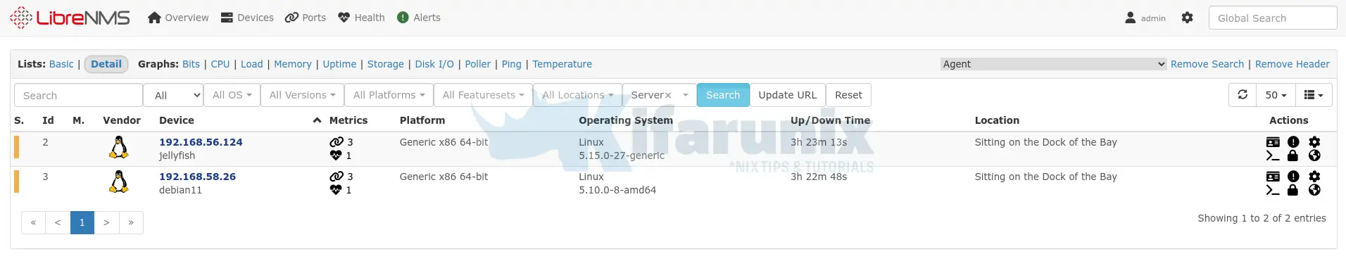 Add Hosts to LibreNMS Server for Monitoring