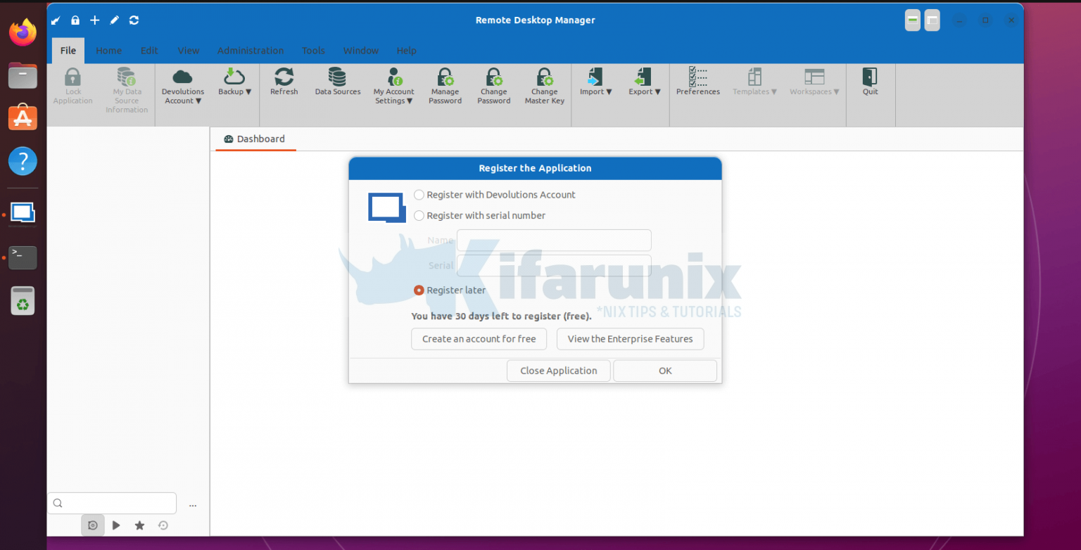 Install Devolution Remote Desktop Manager on Ubuntu/Debian - kifarunix.com