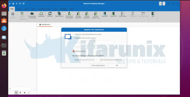 Install Devolution Remote Desktop Manager on Ubuntu/Debian - kifarunix.com