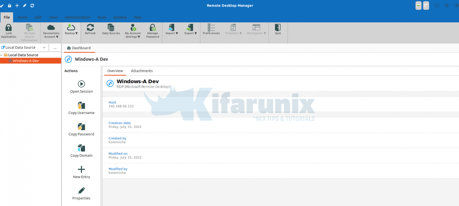 Install Devolution Remote Desktop Manager on Ubuntu/Debian - kifarunix.com