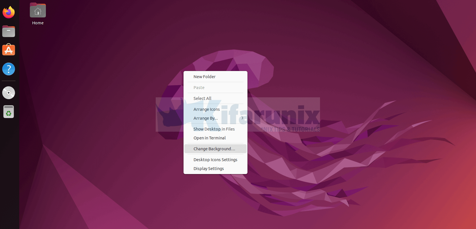 Thay đổi hình nền màn hình đăng nhập và màn hình desktop trên Ubuntu 22.04 (Change Desktop and Login Screen Background on Ubuntu 22.04) Ubuntu 22.04 là phiên bản mới nhất của hệ điều hành Ubuntu, với nhiều tính năng và cải tiến hấp dẫn. Hãy tùy biến màn hình đăng nhập và màn hình desktop của bạn với những hình nền ấn tượng và cá tính. Bộ sưu tập độc đáo của chúng tôi sẽ giúp bạn tạo ra một không gian làm việc độc đáo, thể hiện phong cách và sở thích của bạn. Hãy cùng khám phá và thay đổi hình nền ngay hôm nay!