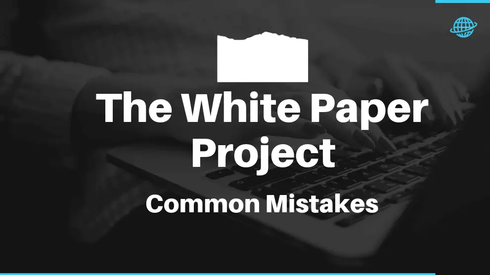 Common Mistakes When Using A White Paper Example