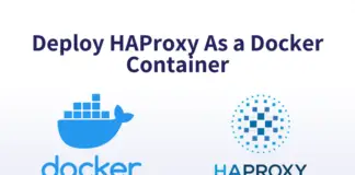 deploy HAProxy as a Docker container
