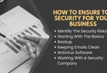 How To Ensure Top Security For Your Business