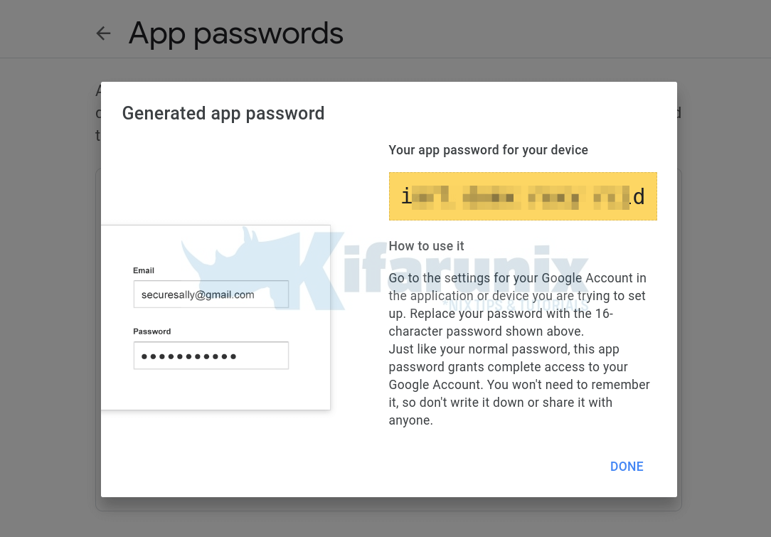 configure Postfix to use Gmail App Passwords