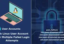 Lock Linux User Account after Multiple Failed Login Attempts