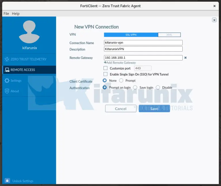 Easily Install FortiClient VPN on Oracle Linux - kifarunix.com