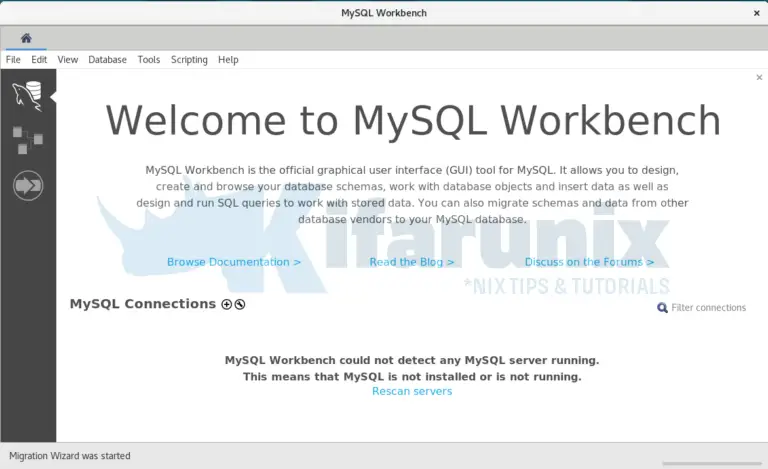 Install MySQL Workbench on Oracle Linux 8 - kifarunix.com