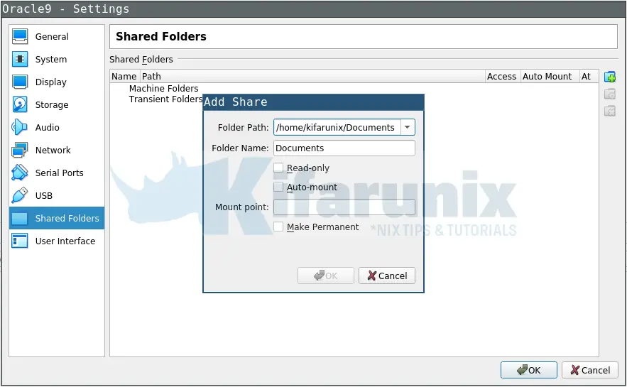 Easily Access Shared Folder on Linux VirtualBox VM