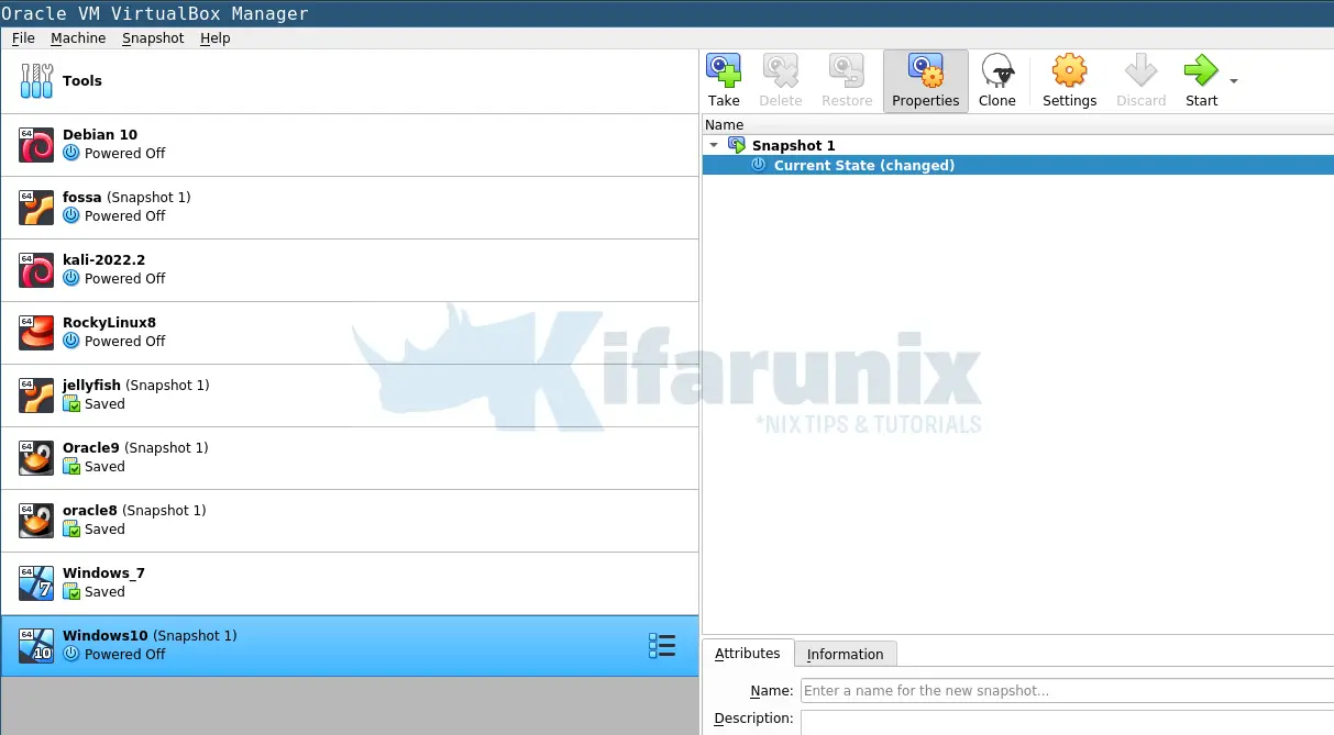 Create and Manage VirtualBox VM Groups - kifarunix.com
